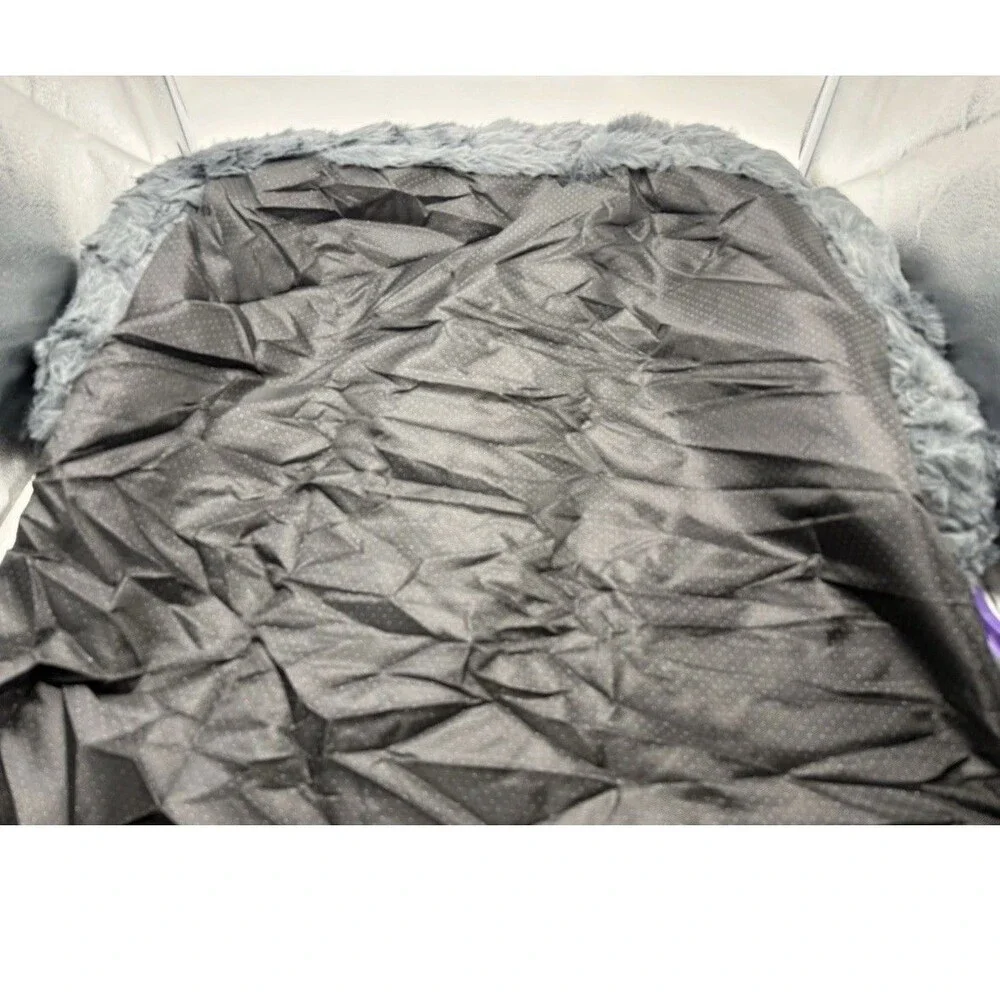 Pelsbarn Dog Bed for Couch Sofa w Non-Slip Oxford Bottom Large Gray 33 x 33 in